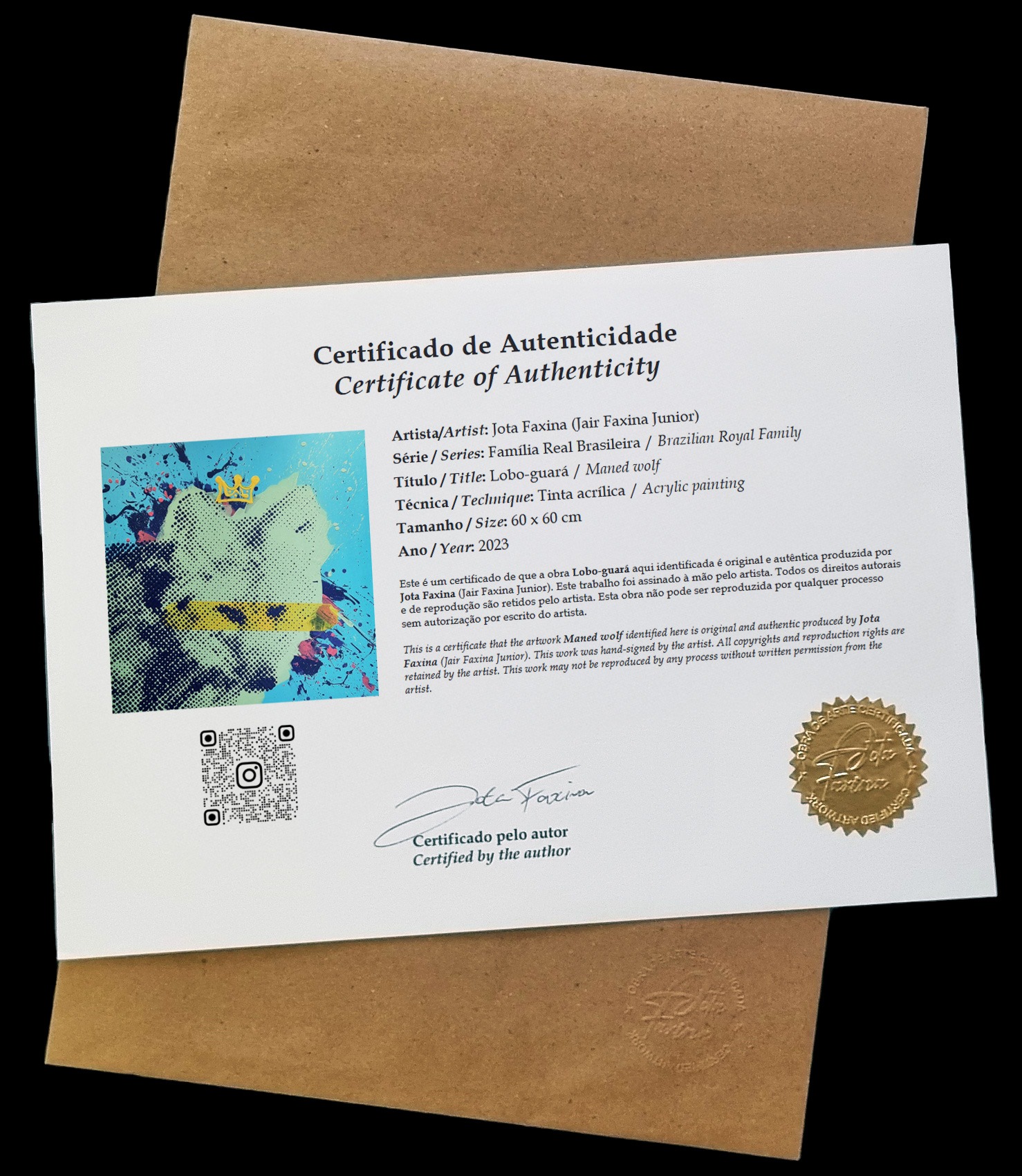 Certificado de Autenticidade