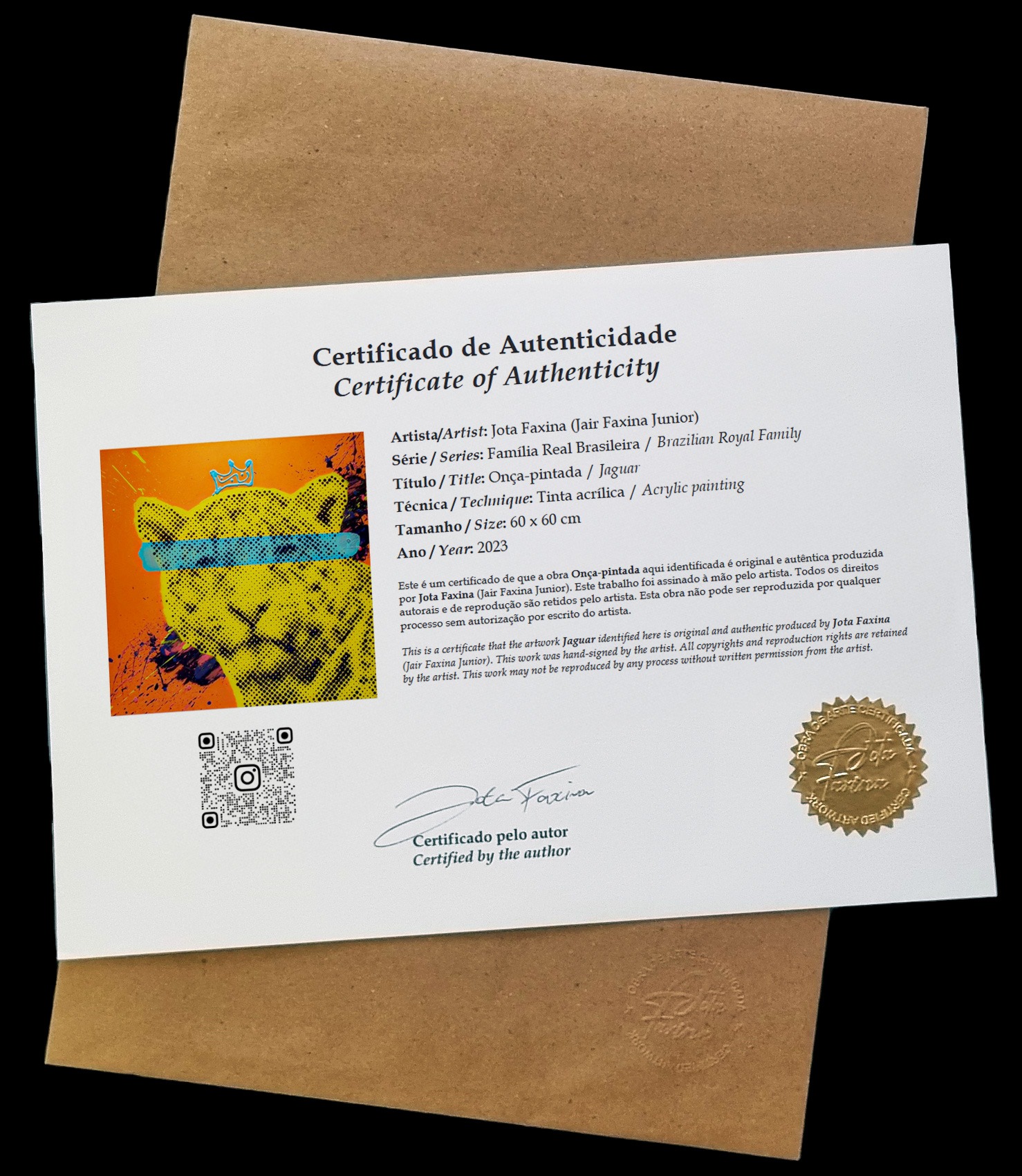 Certificado de Autenticidade