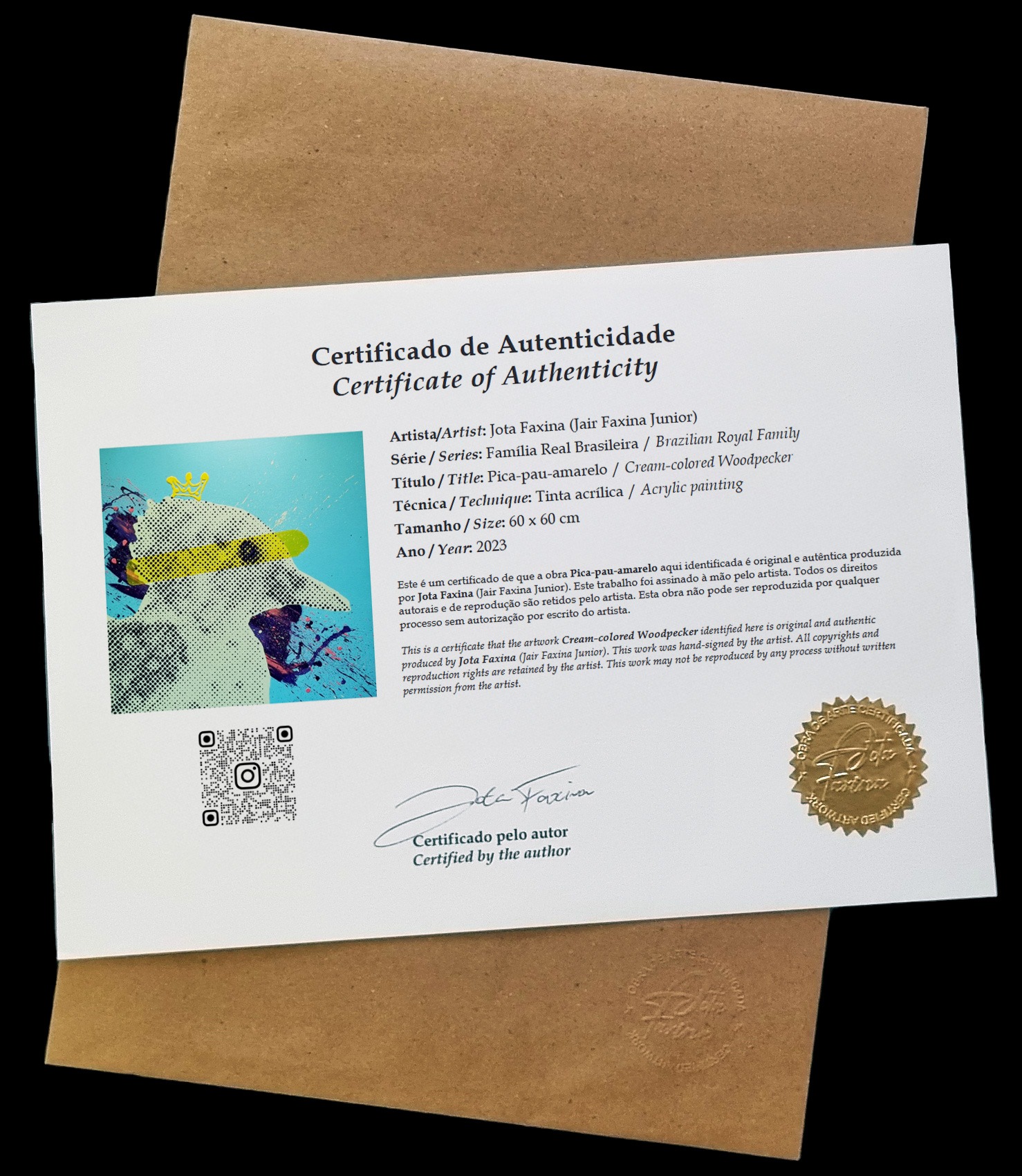 Certificado de Autenticidade